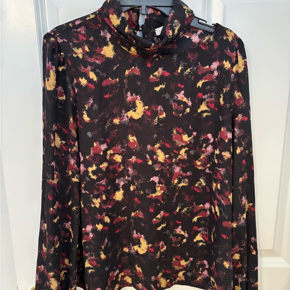 Allison Joy Long Sleeve Floral Blouse
